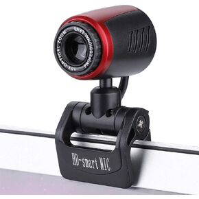 Mugast USB Webcam with Microphone, 16MP Web Camera with Rotation of Horizontal 360° and Vertical 60° for Both Laptop and Desktop