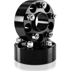 Customadeonly 5x114.3 Wheel Spacers for 370Z 350Z 240SX 300ZX GTR Murano Maxima Sentra (2pcs 2" Thick Black) Wheel Spacer for Q60 G37 G35 Hubcentric 5x4.5 66.1mm Bore M12x1.25 Lugs 50mm Wide