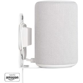 "Made for Amazon" Wall Mount for Echo (2nd Gen or 3rd Gen) and Echo Plus (2nd Gen) - White