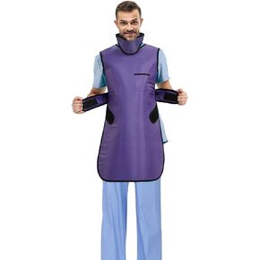 Xray Protection Radiation Apron Shield Half Lead Apron 0.5mmpb XRay with Lead Thyroid Shield Collar Lightweight
