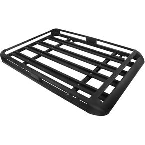 Updated Roof Rack Cargo Basket Carrier, 50'' x 35'' Aluminum Alloy Luggage Holder for SUV, Truck, Car - Universal Design with 150lbs Weight Capacity,Steel Construction for Durability Strength