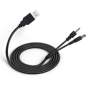 Replacement Charger Cable for Dog Shock Collar Compatible with PET / Flittor / Petsafe / PetSpy / PetTech / Pettrainer Dog Shock Collars and Other Training Systems Power Cable