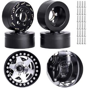Brass RC Wheel Weights for 1.9in/2.2in Beadlock Wheel Rims 1/10 RC Crawler Car (4PCS)