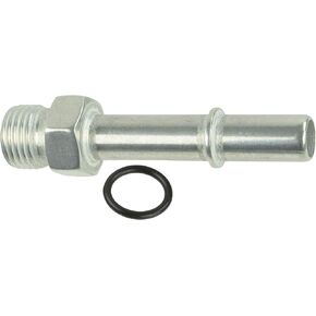 ICT Billet 3/8" Quick Connect Male Fuel Hose to 6AN ORB Adapter Fitting GM LS LS1 LS3 Bare Machined Aluminum Designed & Manufactured in the USA AN817-02-60R