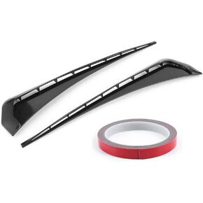 Universal Car Vent Cover Stickers Decorative Strip, Side Wing Air Vent Hood Intake Cover Trim for Honda Civic