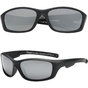 PolarSpex Flexible Kids Toddler Boys Sports Wrap Polarized Sunglasses - BPA Free