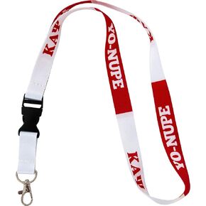 Desert Cactus Kappa Alpha Psi Lanyard Keychain Car Keys ID Badge Holder NUPE Logo Detachable Breakaway Snap Buckle (Lanyard - Alternating)
