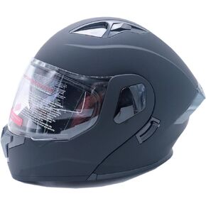 Motorcycle Helmet Dual Visor Flip up Modular Full Face Helmet Open Face DOT Helmet