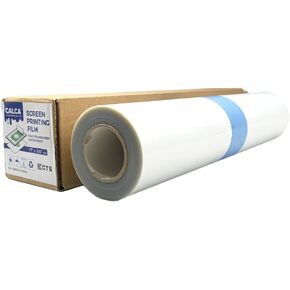 CALCA Waterproof Inkjet Milky Transparency Film for Silk Screen Printing, Milky Inkjet Transparency Film Roll for for Silk Screen (24" x 100FT)