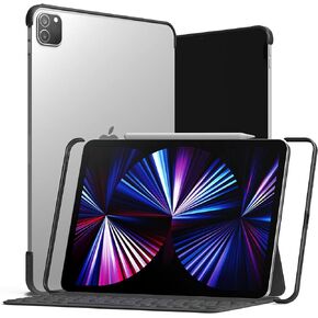 Ringke Frame Shield مصمم لجهاز iPad Pro 11 2021 لوحة المفاتيح (11 بوصة، الجيل الثالث) - فضي غير لامع