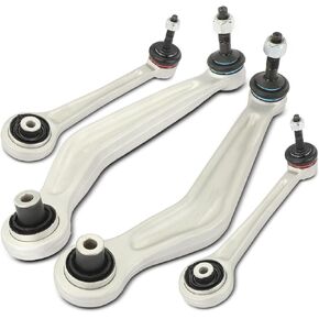 A-Premium Set of 4, Rear Upper Control Arm with Ball Joint Compatible with BMW 525i 2001-2003, 528i 1997-2000, 530i 2001-2003, 540i 1997-2003
