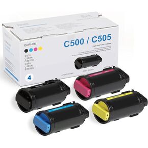 VersaLink C500/C505 Toner Cartridge Set 4Pack (1BK/1C/1M/1Y) - 106R03862 106R03859 106R03860 106R03861 Toner Replacement for Xerox VersaLink C500 C500N C500DN C505 C505N C505DN Printer