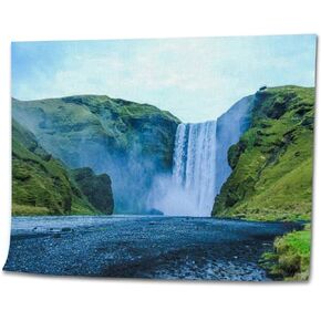 OEPWQIWEPZ Waterfall Iceland Seljalandsfoss DIY Digital Oil Painting Set Acrylic Oil Painting Arts Craft Paint by Number Kits for Adult Kids Beginner Children Wall Decor