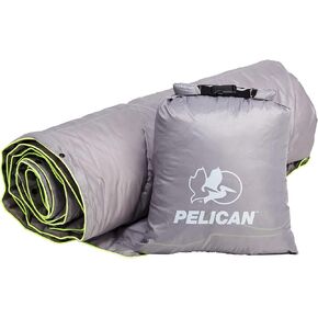 Pelican Outdoor Woobie Camping Accessories - Blanket - Poncho Liner w/Carry Bag - [Water Resistant] [600 Duck Down Fill] - Light, Soft, Warm Travel Blanket - Camping Gifts for Hiking, Picnic - Black