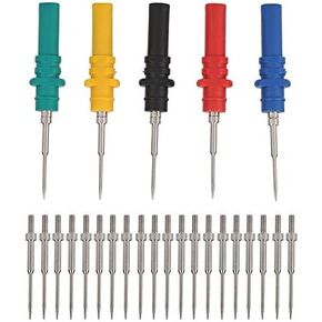 5pcs Flexible Silicon Back Probe Pin HT307A Automotive Diagnostic Probes Pin Insulation Piercing Needle Probes for Small Gauge Wires