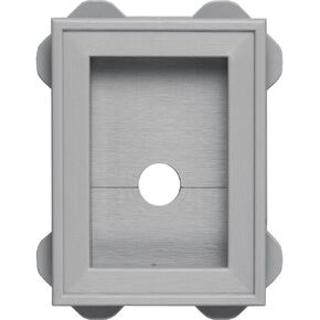 Builders Edge 130130003016 Wrap Around Utility Block 016, Gray
