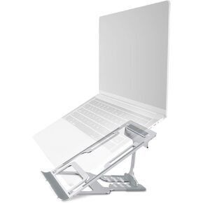 Nillkin Laptop Stand, FlexDesk Laptop Riser with Antiskid Silicone and Protective Hooks, Adjustable Aluminum Desktop Holder for MacBook, HP and Other 11-17 Inch Notebook (Medium)
