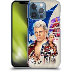 Head Case Designs Officially Licensed WWE Superstar Flag Cody Rhodes Hard Back Case Compatible with Apple iPhone 13 Pro