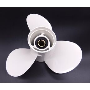 Boat Engine Aluminum Alloy Propeller 11 1/8x13-G for Yamaha 40HP 50HP 55HP Outboard Motors 663-45945-02-EL 69W-45945-00-00 11.125x13