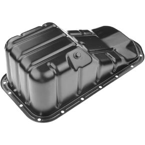 A-Premium Engine Oil Pan Sump with Drain Plug Compatible with Toyota Tacoma 1995-2004, 2.4L, RWD