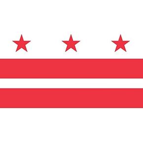Washington DC District of Columbia Flag Magnet for Auto Car Bumper - 4x6 All Weather Magnet (1 Magnet)