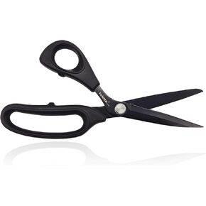 مقص حقيقي لليد اليسرى [صنع في اليابان] مقص لجميع الأغراض مقاس 8.5 بوصة مصنوع من الفولاذ المقاوم للصدأ SK4 الياباني مثالي لطلاب الفنون في المكتب والمنزل الذين يقومون بصياغة القطع باللون الأسود in Kuwait