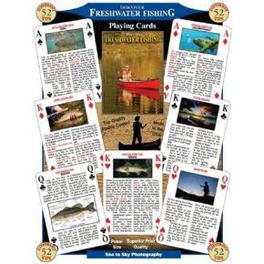 Discover Freshwater Fishing Playing Cards