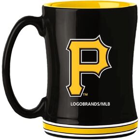 MLB Pittsburgh Pirates 14-Ounce Sculpted Relief Mug