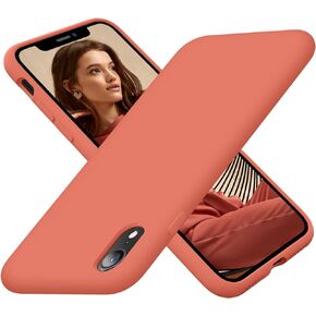 Cordking for iPhone XR Case, Silicone Ultra Slim Shockproof Phone Case with [Soft Anti-Scratch Microfiber Lining], 6.1 inch, Midnight Green