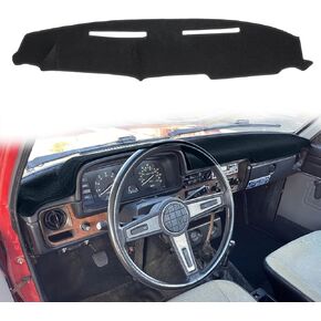 Dashboard Cover Dash Cover Mat Pad Custom Fit for Toyota Pickup Truck 1979 1980 1981 1982 1983 (79-83 Black)