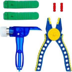 Building Blocks Tool Kit Brick Separator Multi-Use Hammer and Block Pliers Accessories Toys for Boys Girls Kids 6+ Gifts Compatible with Major Brands