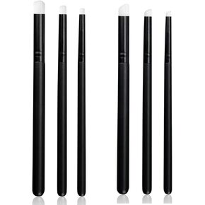 فرشاة جافة للرسم المصغر، مجموعة رسم مصغر جاف، فرش مزج تفاصيل هواية للرسم المصغر بدون جهد، رسم نموذج مقياس (3 عبوات + 3 عبوات) in Kuwait