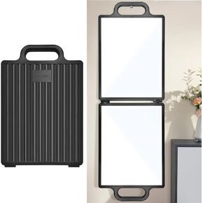 Backstage Hanging Mirror 10 * 26.1inch Foldable Mirror Large Folding Mirror with Handle for Dance Bag Dancers and Artists