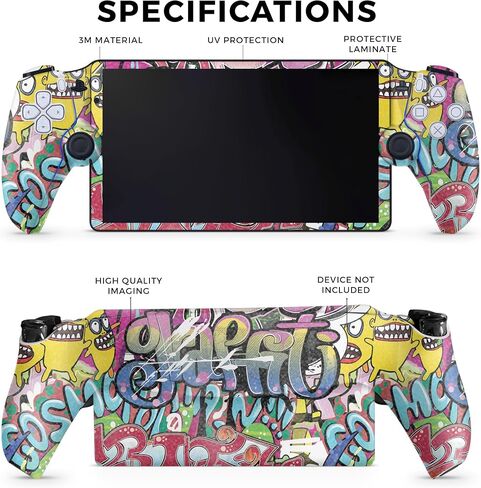 Gaming Skin Compatible with PS5 Portal Remote Player - VSCO4 - Premium 3M Vinyl Protective Wrap Decal Cover - Easy to Apply | Crafted in The USA by MightySkins in Saudi Arabia