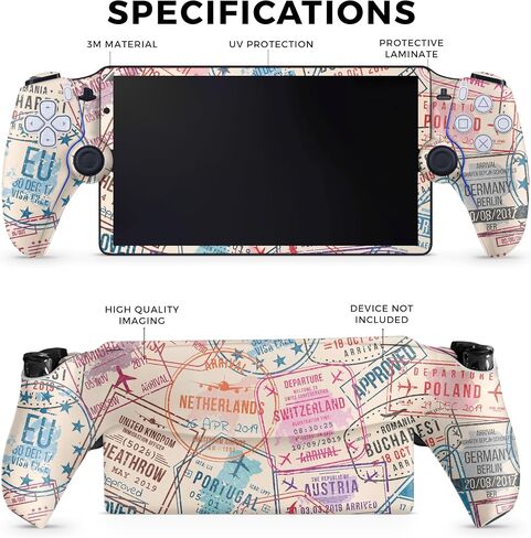 Gaming Skin Compatible with PS5 Portal Remote Player - VSCO4 - Premium 3M Vinyl Protective Wrap Decal Cover - Easy to Apply | Crafted in The USA by MightySkins in Saudi Arabia