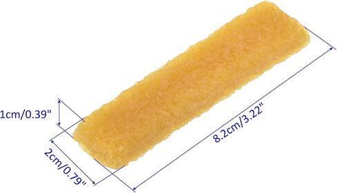 6 Pack Rubber Residue Eraser - Cleaning Tool for Removing Adhesive Glue from Paper Plastic, Apply to Art Craft (Yellow, 8.2cmx2cmx1cm) in Saudi Arabia
