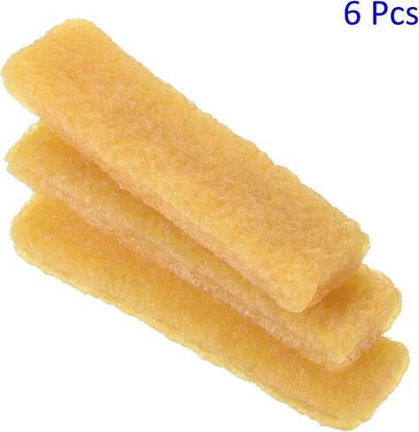 6 Pack Rubber Residue Eraser - Cleaning Tool for Removing Adhesive Glue from Paper Plastic, Apply to Art Craft (Yellow, 8.2cmx2cmx1cm) in Saudi Arabia