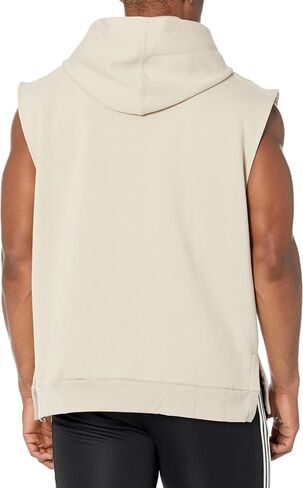 adidas Men's Lounge Sleeveless Hoodie Fleece in Saudi Arabia
