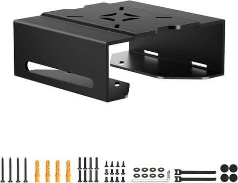 حامل لجدار الكمبيوتر المكتبي الصغير HP، VESA، حامل تحت المكتب لجهاز HP Z2 G9 Mini PC VESA يمكن توصيل دعامة تثبيت ذراع الشاشة لمحطة العمل HP Z2 G9 Mini مع براغي وأشرطة كابلات in Kuwait