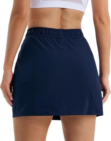 Stelle Women's Golf Skort Skirts 16" Hiking Cargo Skort for Tennis Outdoors Quick Drying Athletic Workout Skort with Pockets in Saudi Arabia
