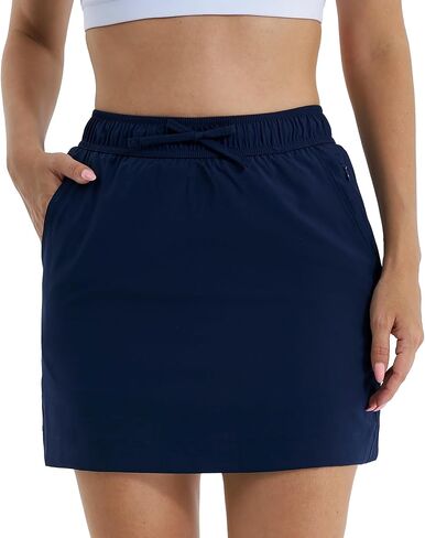 Stelle Women's Golf Skort Skirts 16" Hiking Cargo Skort for Tennis Outdoors Quick Drying Athletic Workout Skort with Pockets in Saudi Arabia