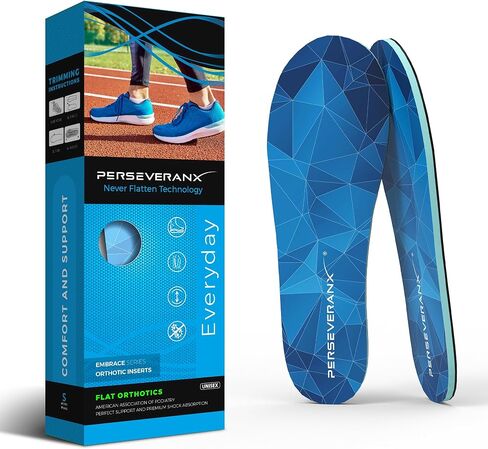 NASA Grade Flat Plantar Fasciitis Insoles Men & Women - Extra Shock Absorption Inserts Women & Men - Shoe Inserts Men For Construction & Delivery Purpose, Shoe Insoles Men For Foot Comfort in Saudi Arabia