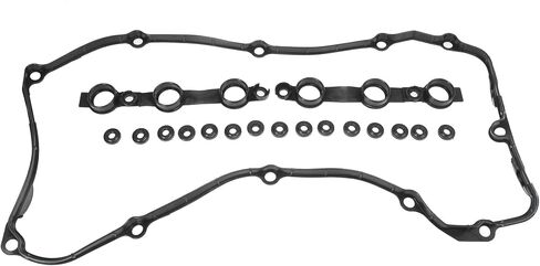 X AUTOHAUX 1 مجموعة غطاء الصمام الأسود طوقا الختم 11129070990/11120030496/56002000 لسيارات BMW E46 E39 in Saudi Arabia
