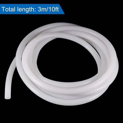 MECCANIXITY Silicone Bending Insert Hard Tube 1/4" 10ft White Soft for Rigid PETG Tubing Water Cooling in Saudi Arabia