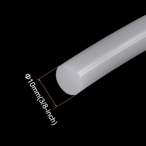 MECCANIXITY Silicone Bending Insert Hard Tube 1/4" 10ft White Soft for Rigid PETG Tubing Water Cooling in Saudi Arabia