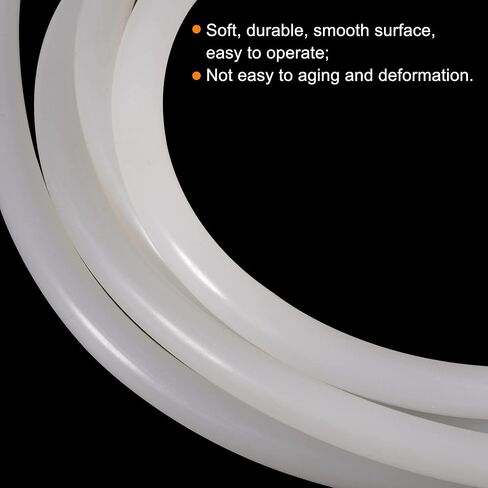 MECCANIXITY Silicone Bending Insert Hard Tube 1/4" 10ft White Soft for Rigid PETG Tubing Water Cooling in Saudi Arabia
