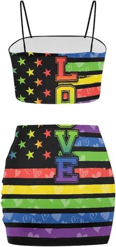 Casual Women's 2 Piece Outfits Dresses Cami Crop Top Ruched Mini Bodycon Skirt Sleeveless Pencil Dresses in Kuwait