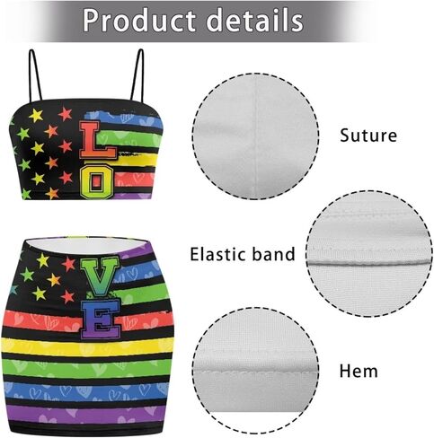 Casual Women's 2 Piece Outfits Dresses Cami Crop Top Ruched Mini Bodycon Skirt Sleeveless Pencil Dresses in Kuwait