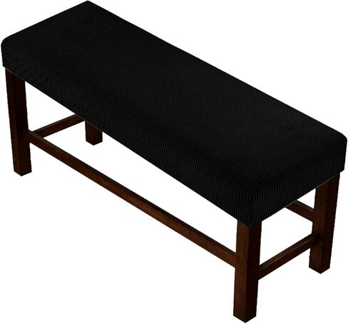 غطاء مقعد مستطيل عالي التمدد، غطاء منزلق قابل للغسل في الغسالة، أغطية وسائد للمقعد من قماش الجاكار مع قاعدة مرنة in Kuwait