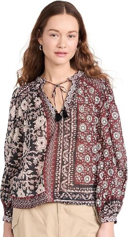 بلوزة نسائية بأكمام طويلة وطبعة Danae من Sea in Kuwait